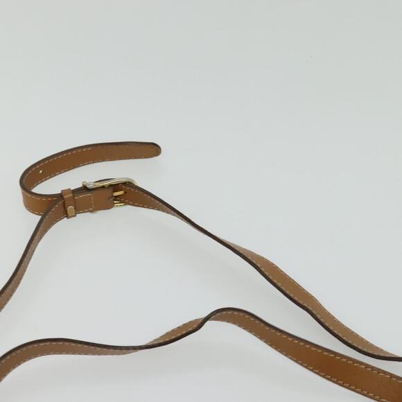 CELINE Macadam Canvas Shoulder Bag Beige Gold - Picture 8 of 12